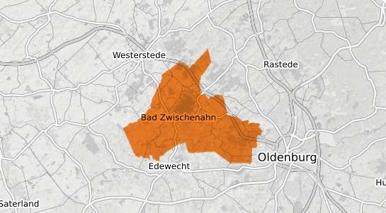 Mietspiegelkarte Bad Zwischenahn
